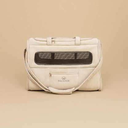 BALOUVER Hundetasche Cord Sandstone Beige