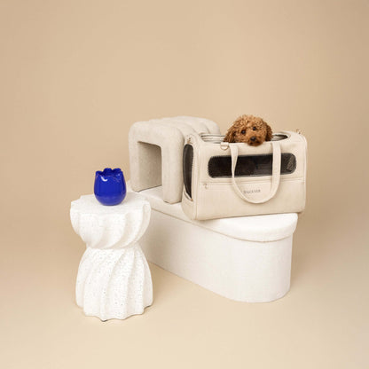 BALOUVER Hundetasche Cord Sandstone Beige